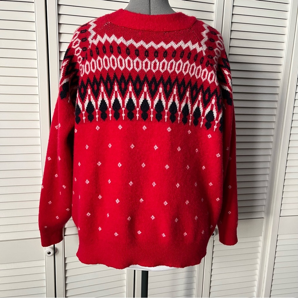 Smash + Tess Asher Fair Isle Cardigan XL - Picture 8 of 12